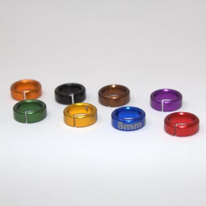 15 bandas de aluminio divididas para piernas