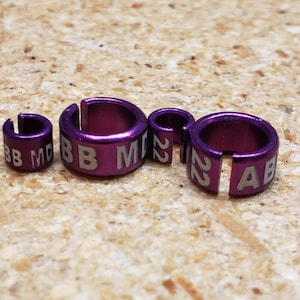 1 Split Aluminum Leg Band