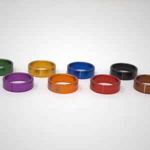 5 bandas de aluminio divididas para las piernas