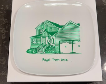 Custom Home Portrait Teller, personalisiertes Housewarming Geschenk