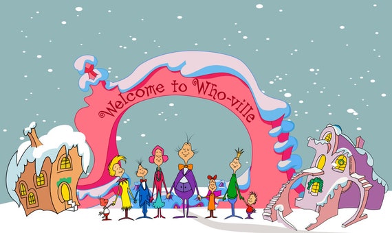 Whoville Graphic / Digital SVG File / Pdf Vector File / | Etsy