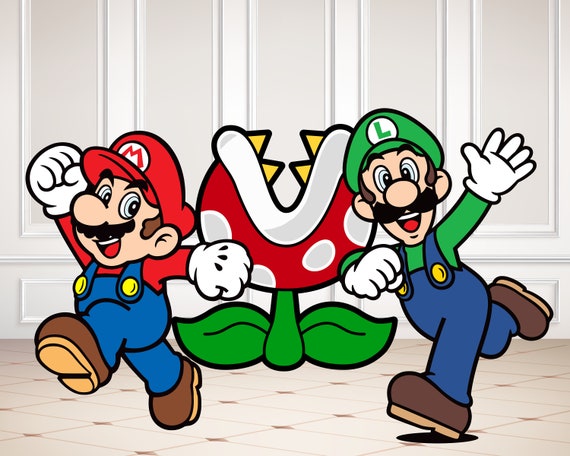 Super Mario Cutouts / 48 Inch Life Size Printable / Super | Etsy