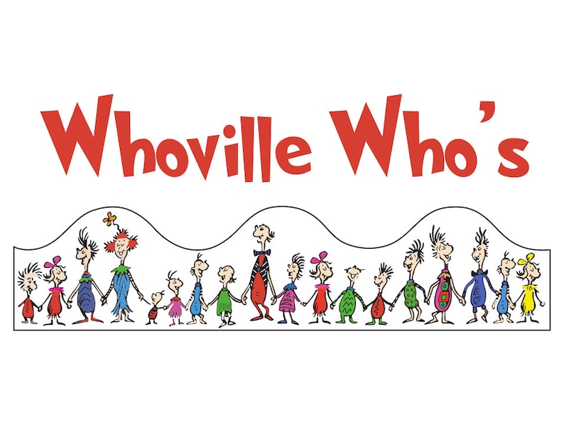 Whoville Whos Holding Hands / Digital SVG File / Pdf Vector | Etsy