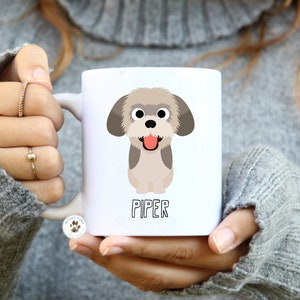 Shih Tzu, Coffee Mug, Shih Tzu Mug, Dog Mug, Mother's Day, Father's Day, Dog Gift, Dog Mom, Dog Dad, Custom Pet Gift, Personalized