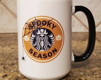 Spooky Season Coffee Mug, Halloween Coffee Mug, Spooky Mug, Funny Halloween Mug