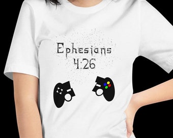 Gebrochenes Controller Christian Tee - Epheser 4,26 Erinnerungs-Light Shirt-Unisex T-Shirt