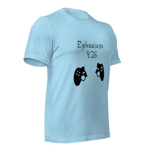 Broken Controller Christian Tee Efesini 4:26 Promemoria-Camicia leggera-T-shirt unisex immagine 10