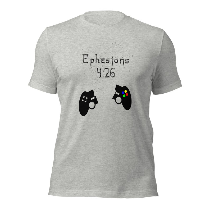 Broken Controller Christian Tee Efesini 4:26 Promemoria-Camicia leggera-T-shirt unisex immagine 6