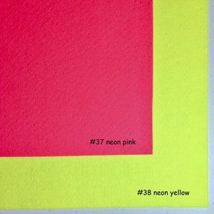 Stiffened Hard Felt 1.2 mm Thickness Craft Felt Various Colors Stiff Felt image 9