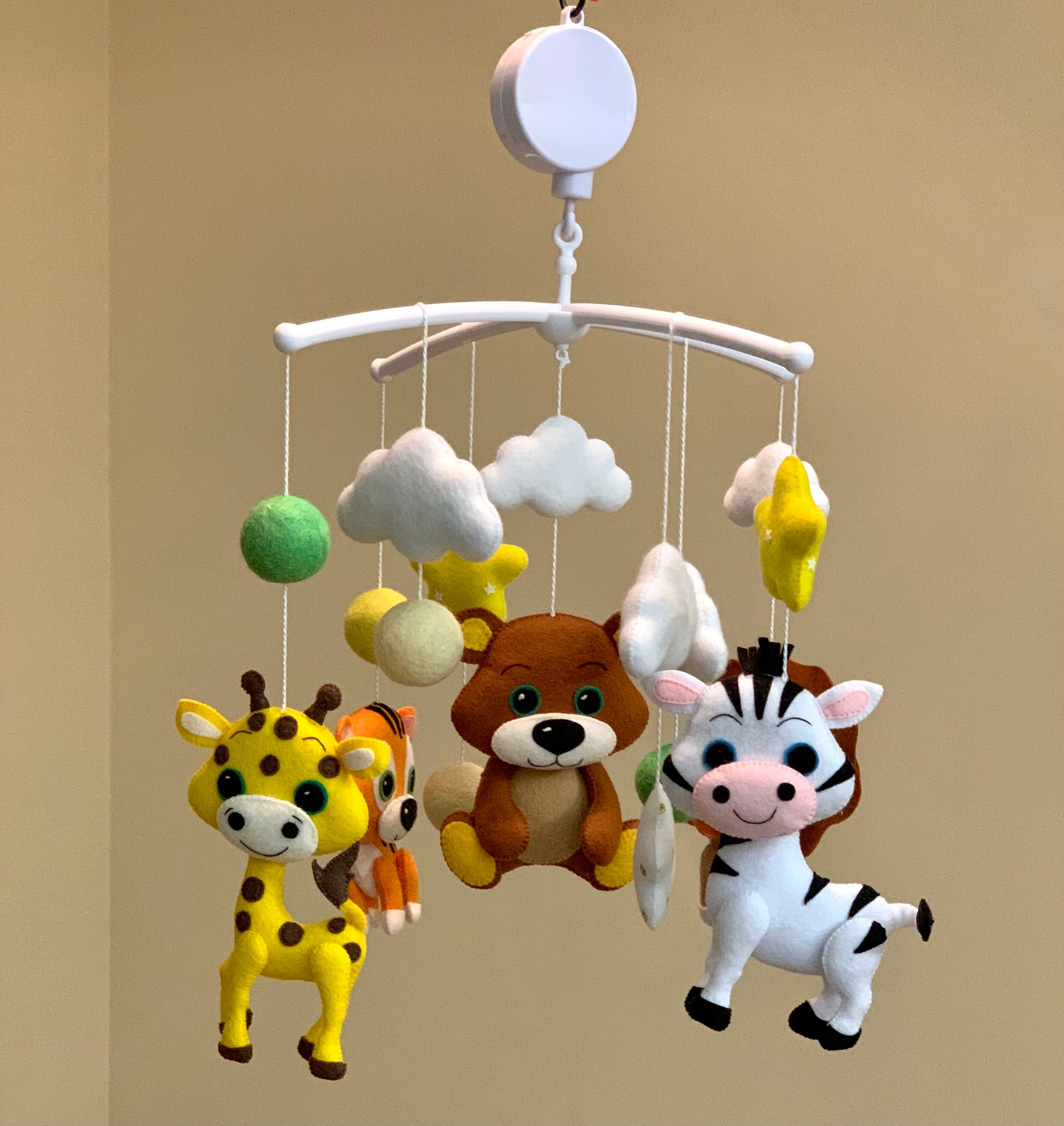 Baby Mobile Music Box With Rotation Baby Mobile Movement Etsy