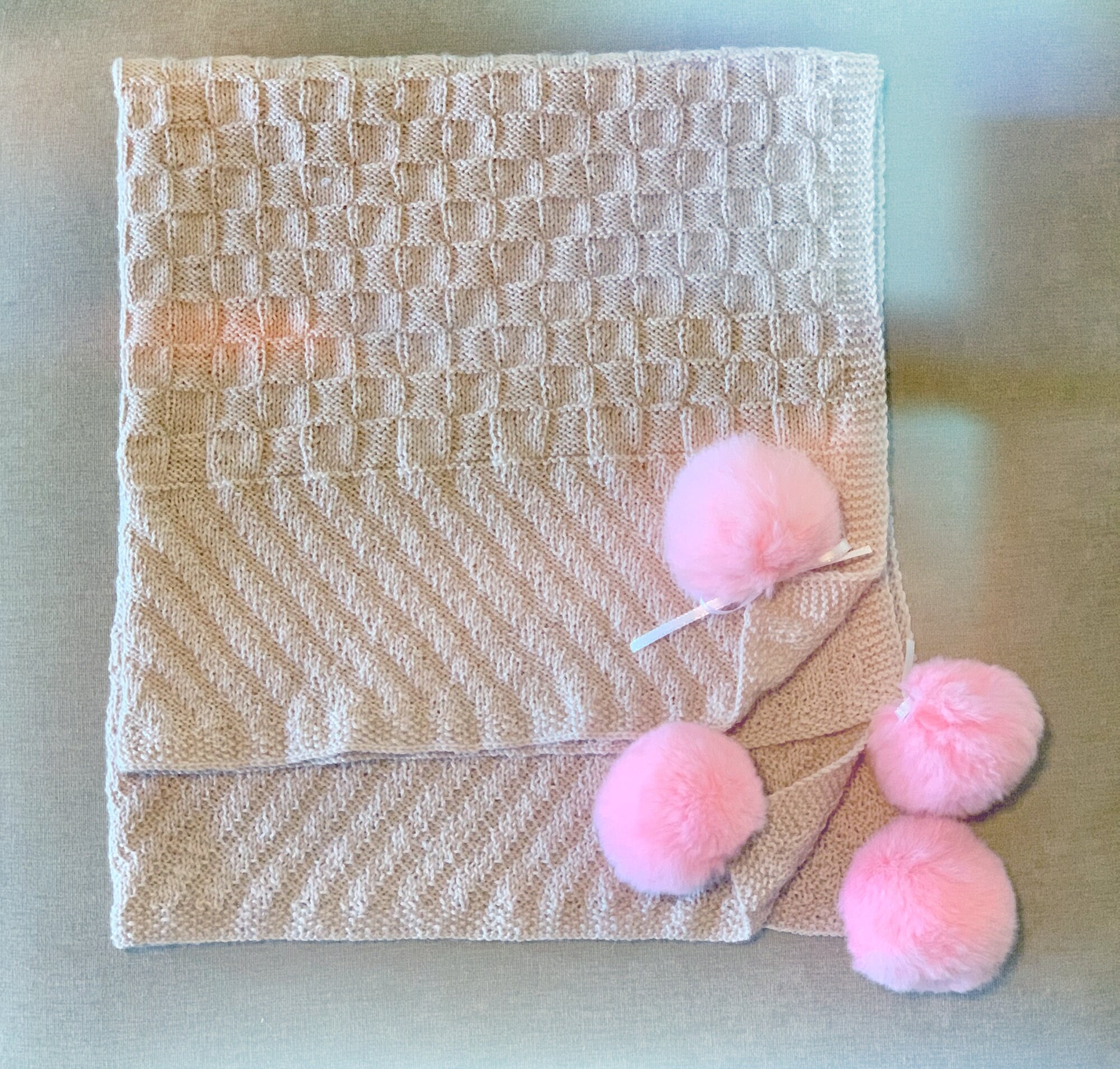 Baby Blanket Hand Knitted for Crib Stroller With Etsy