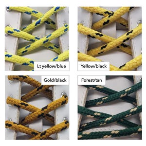 Round Classic Stripe Shoelaces image 3