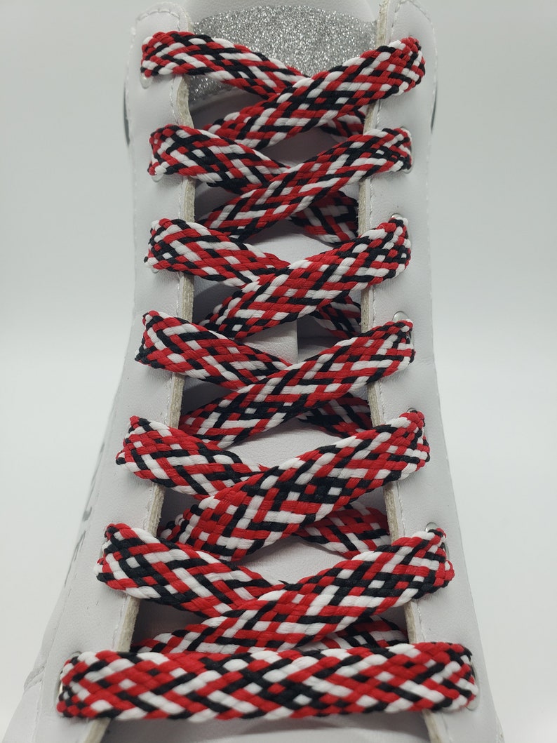 Flat Confetti Shoelaces Photo Inspiration