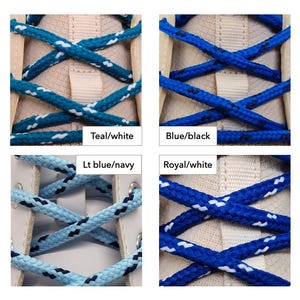 Round Classic Stripe Shoelaces image 4