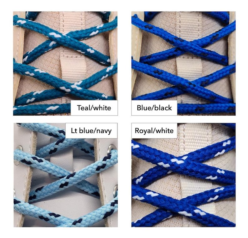 Round Classic Stripe Shoelaces image 4