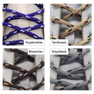 Round Classic Stripe Shoelaces image 6