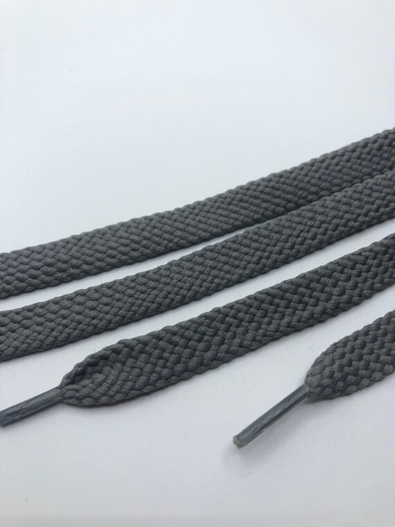 dark gray shoe laces