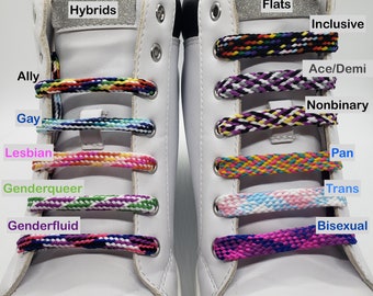 Pride Flag Shoelaces