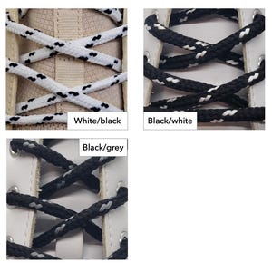 Round Classic Stripe Shoelaces image 7