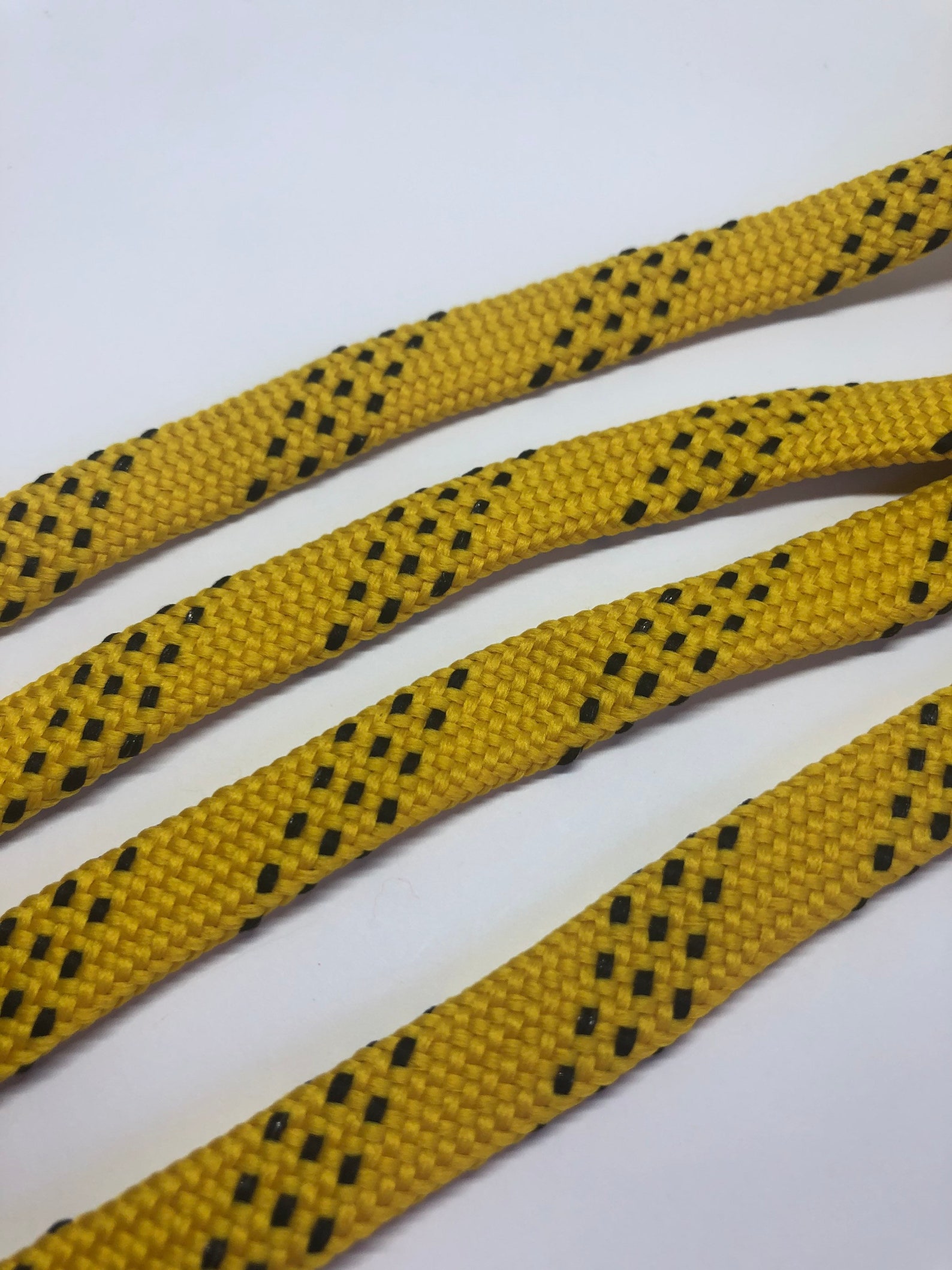Premium Sport Laces Mustard Yellow/Black Accents Etsy