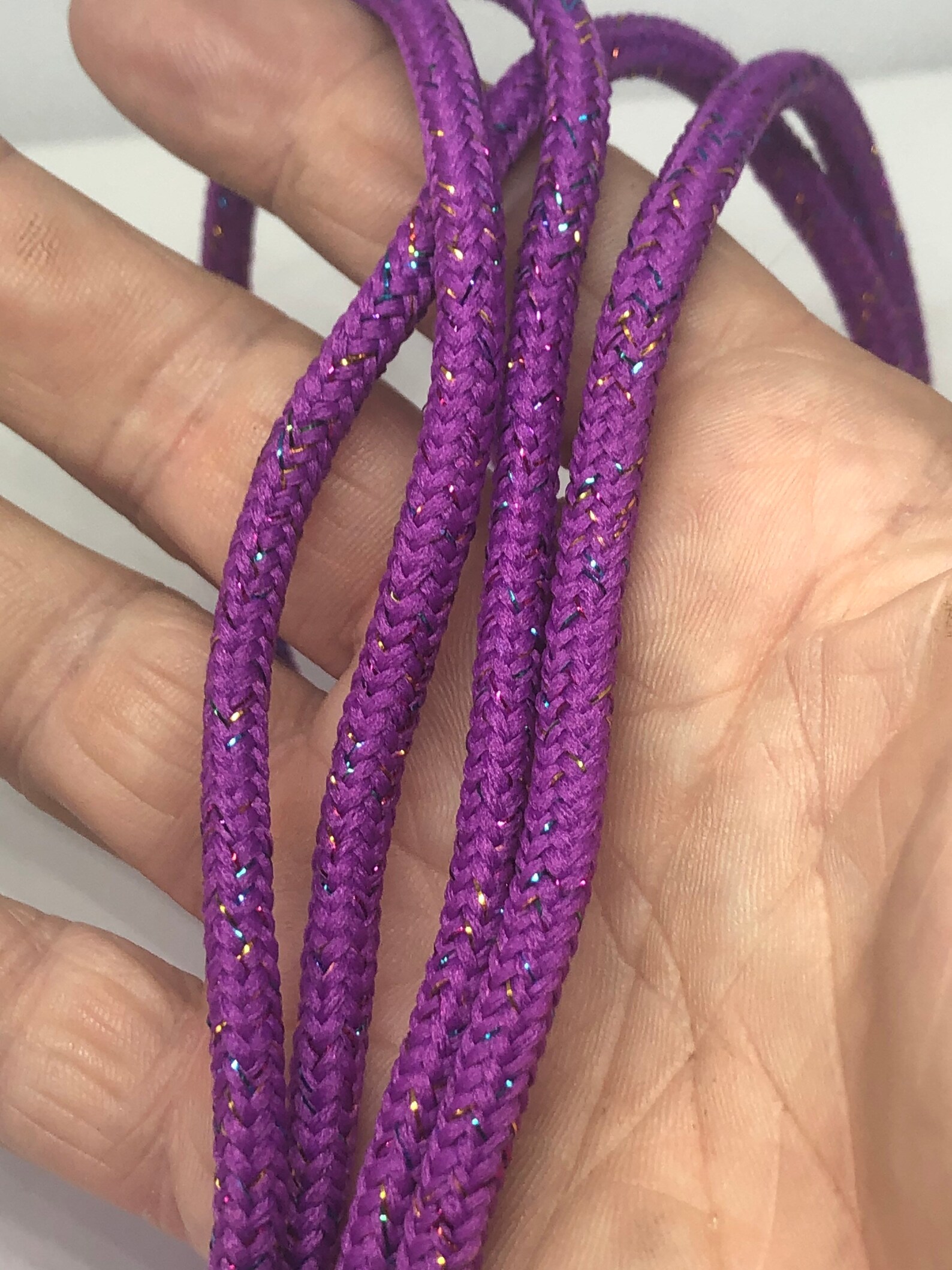 Sparkle Round Shoelaces Light Purple Etsy UK