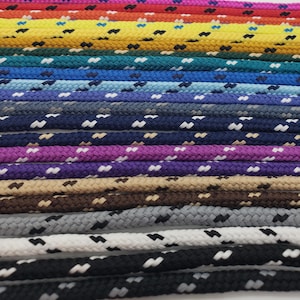 Round Classic Stripe Shoelaces