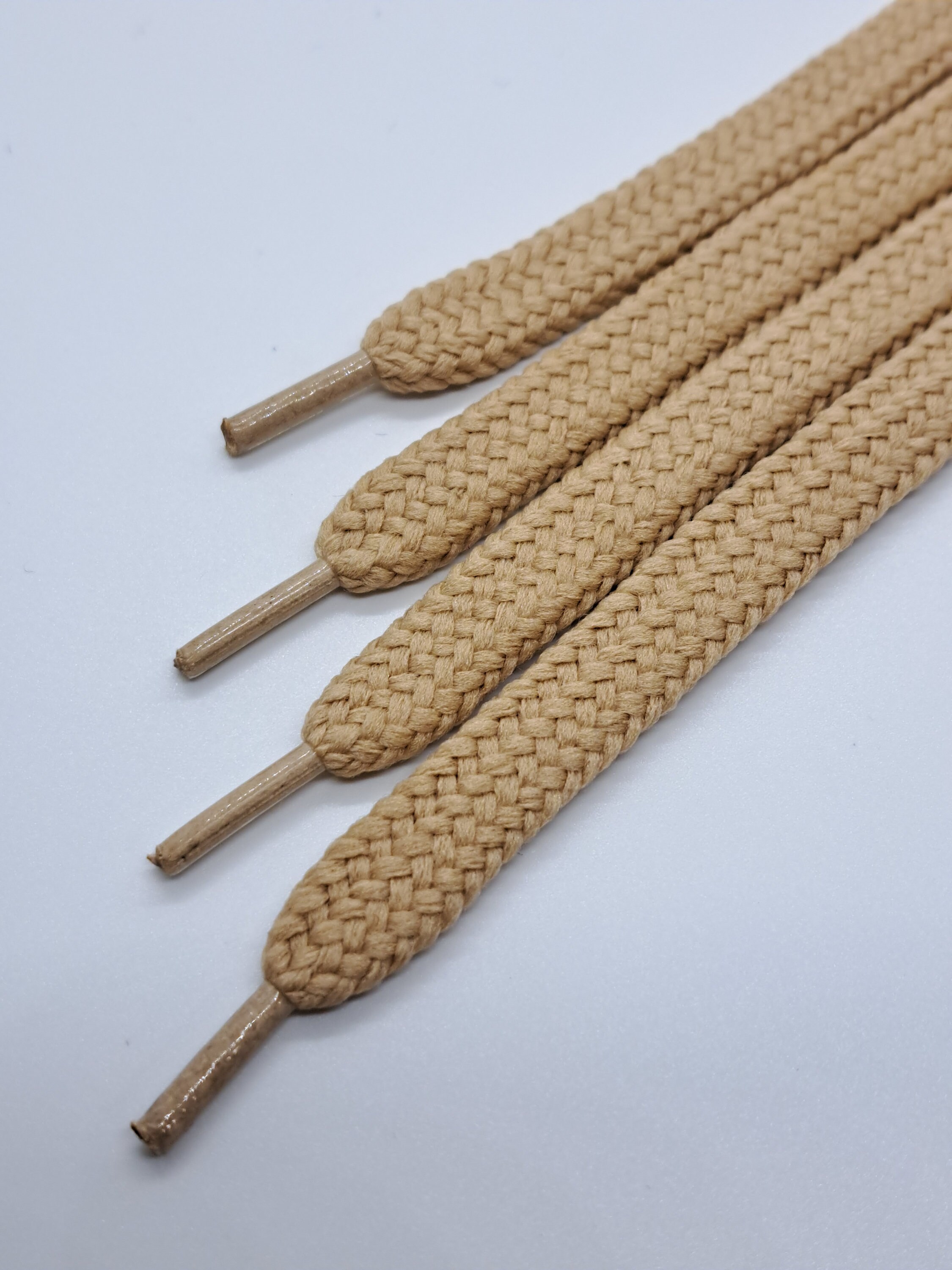 Flat tan shoelaces sale