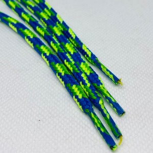Teal Aqua Emerald Green Flat Shoelaces for Air Jordan 1, Alternate