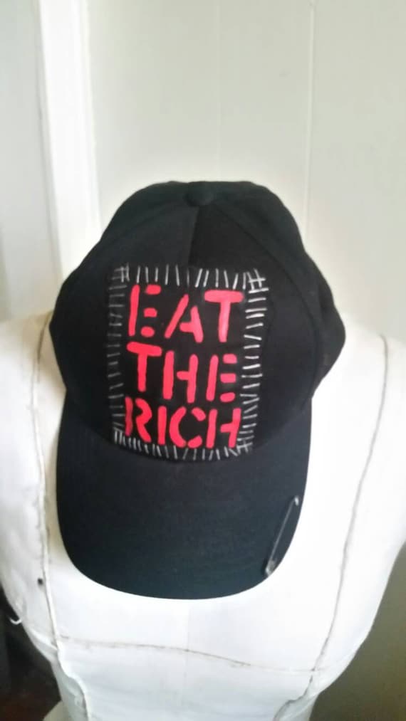 Eat the Rich Punk Hat Baseball Cap Punk 