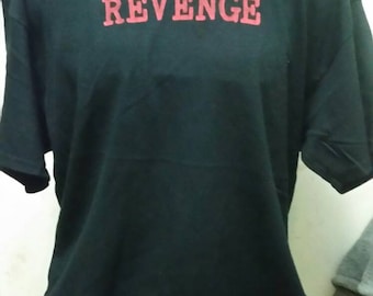 Maglietta Revenge, maglietta My Chemical, maglietta dell'era Revenge, maglietta fatta a mano, maglietta emo Trinity, Three Cheers goth punk dipinta a mano fai da te fanmade