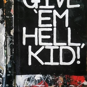 give em hell kid mcr my chemical romance handmade handpainted emo punk patch frank iero gerard way ray toro mikey way