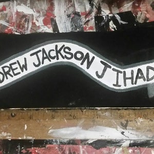 AJJ patch, andrew jackson jihad patch, punk back patch, punk patches, folk punk patch