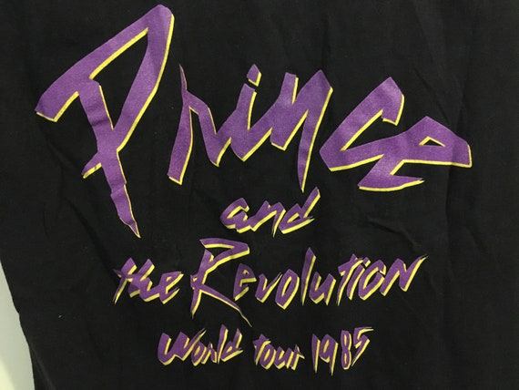 Prince 1985 World Tour Concert T-Shirt - image 3