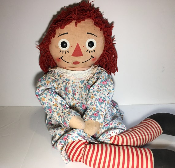 vintage large raggedy ann doll