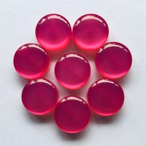 Pink Buttons, Resin Buttons, Shiny Buttons, Sewing Supplies, Scrapbooking, Embellishments, Shank Buttons