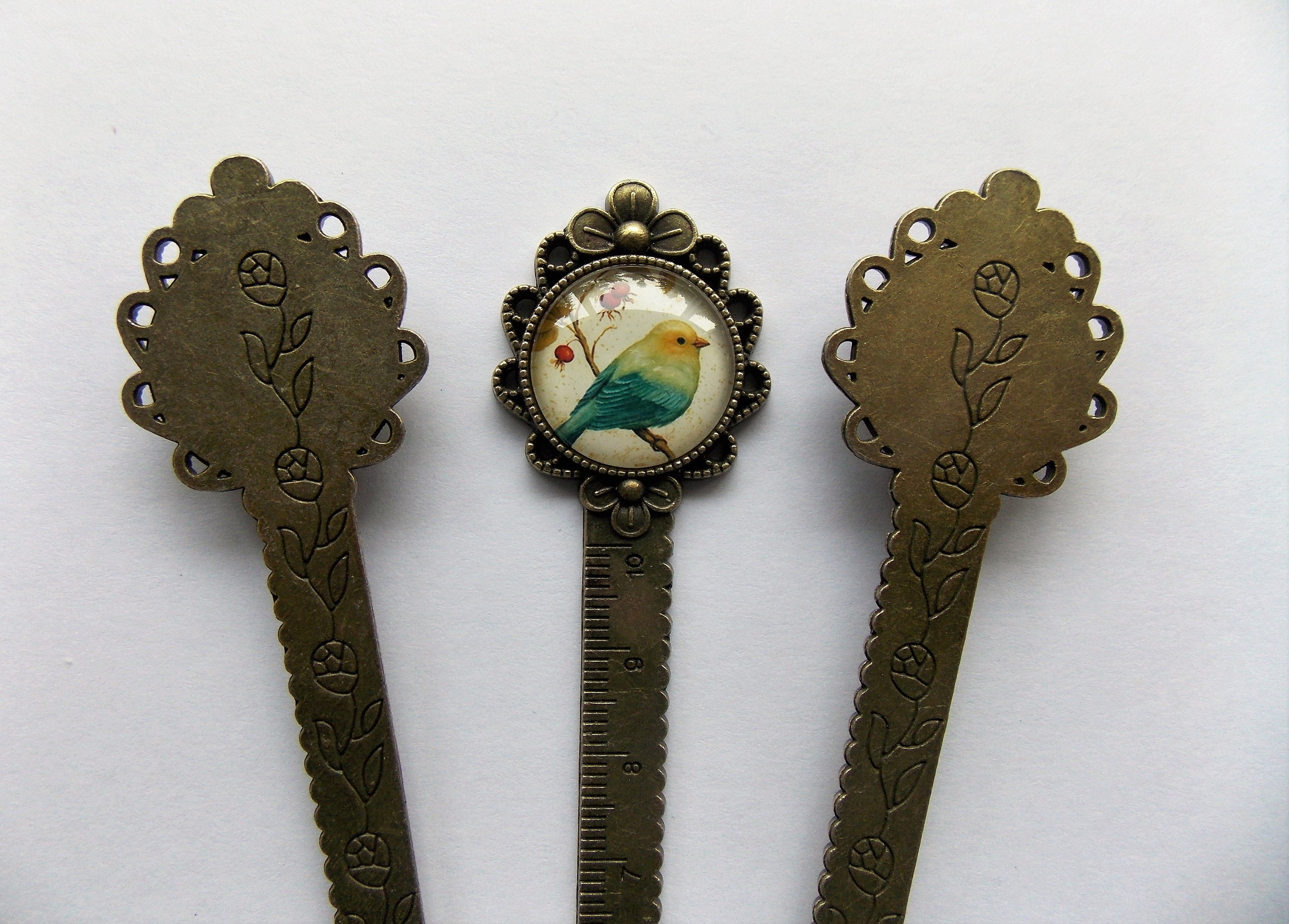 Ruler Vintage Metal Ruler Needlework Ruler Multi Functional Etsy