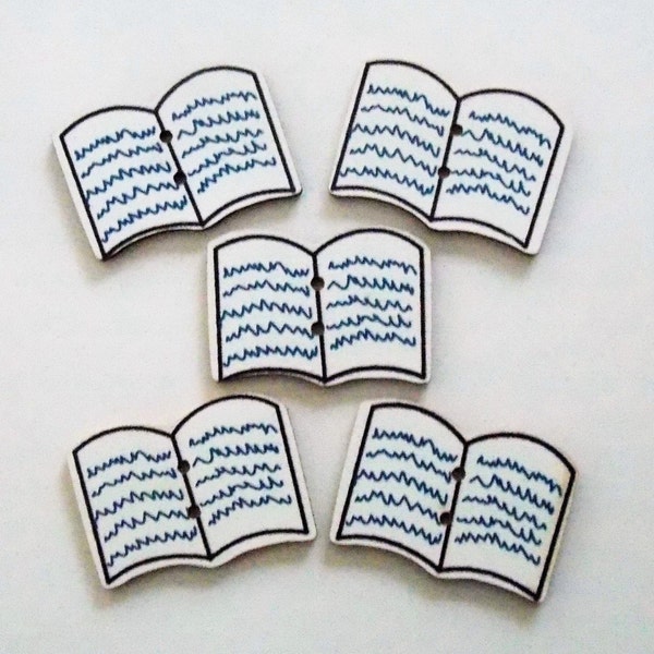 Library Buttons - Etsy