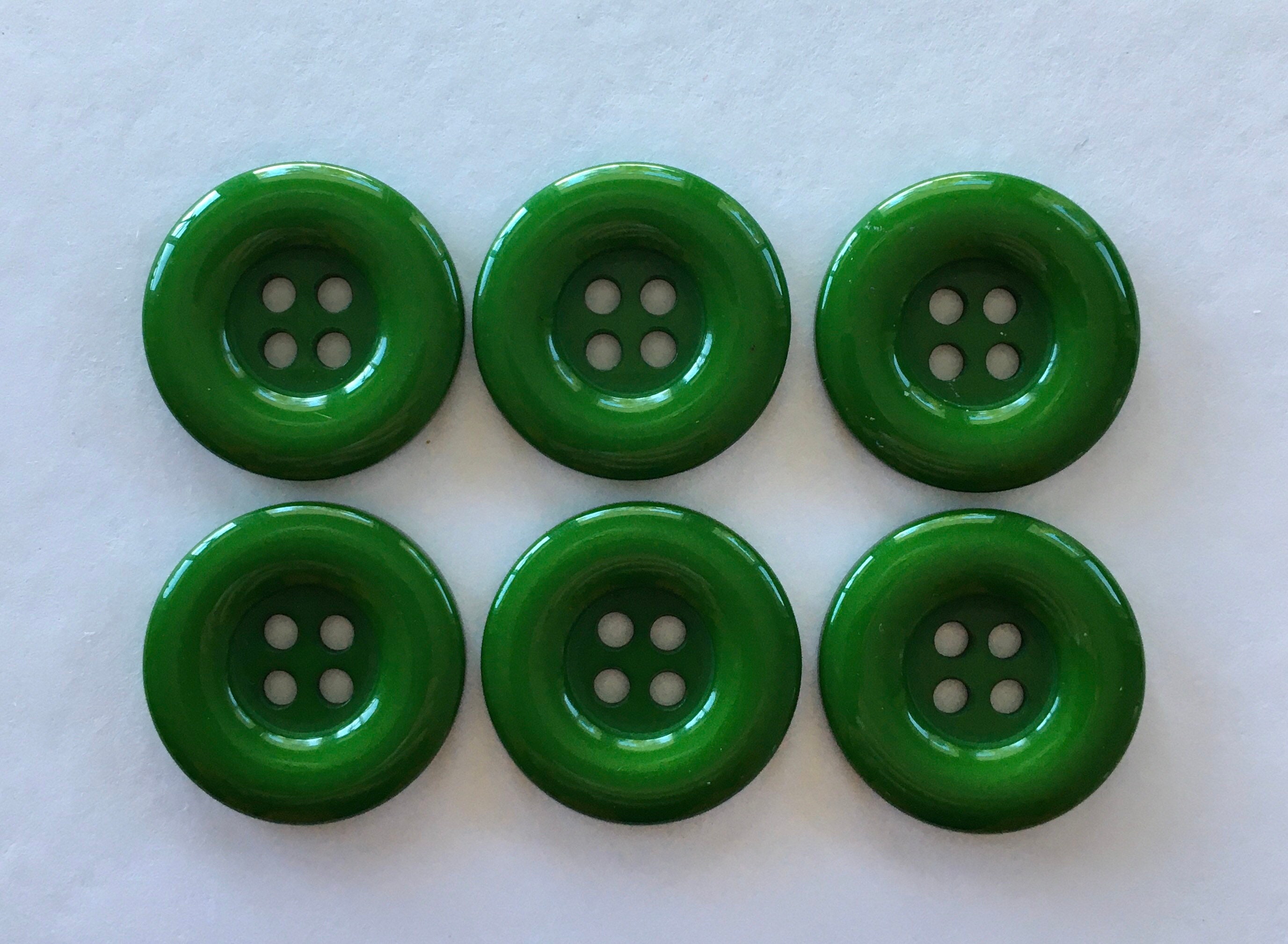 Small Green Button Green Buttons Sewing Buttons 3/8 14mm Button 2 Hole Sewing  Buttons 