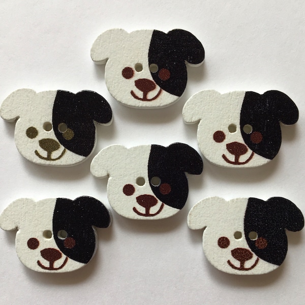 Wooden Embellishments Dog Etsy