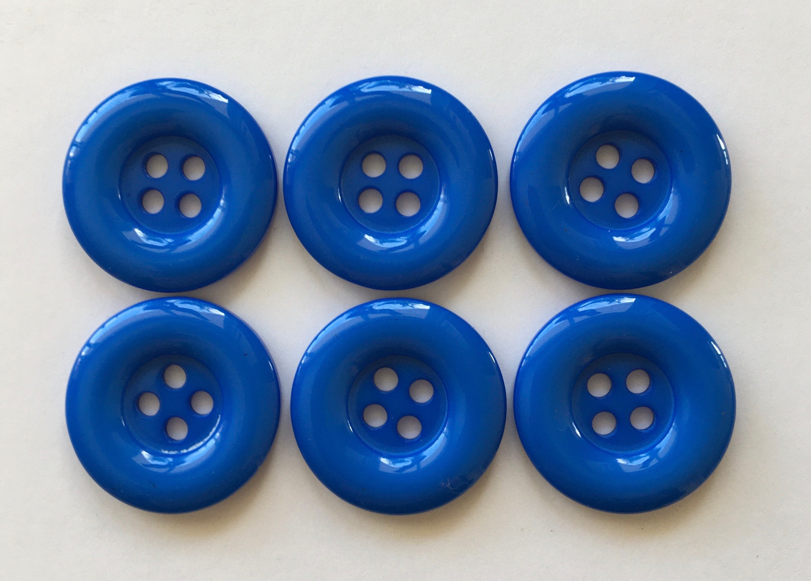 Set of 12-50 11.5 Mm Matte Navy Blue Shirt Buttons 17 L 7/16 9 Colors  Available High Quality Vintage USA Made Buttons B3377 