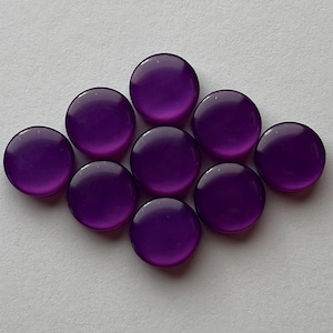 Purple Resin Shank Buttons, 1/2" Sewing Embellishments