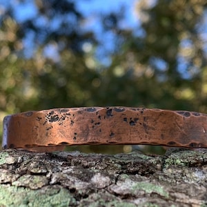 Rugged Engraved Copper Bracelet Personalized Bracelet Copper Bracelet Mens Copper Bracelet 7th anniversary Copper 22nd anniversary gift