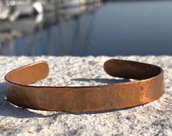 mens heavy copper bracelet
