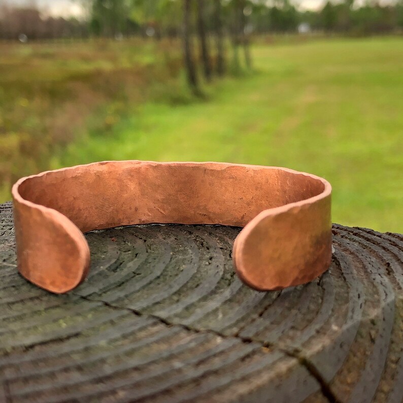 Engraved Copper Bracelet Personalized Bracelet Unisex Copper Etsy