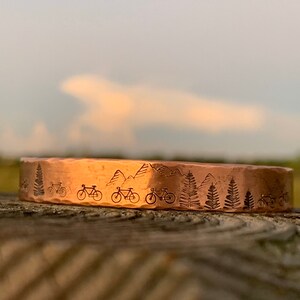 Custom Bicycle Bracelet Biking Gifts for Women Cycling Bracelet Gifts for Cycling Enthusiast Personalized Cycling Gift Custom Biking Jewelry image 5