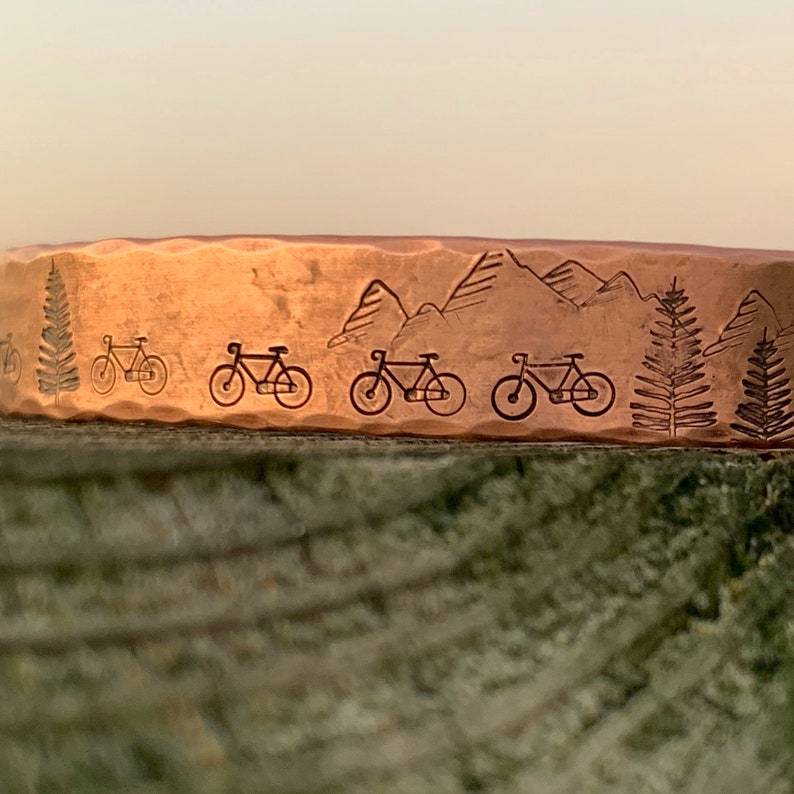 Custom Bicycle Bracelet Biking Gifts for Women Cycling Bracelet Gifts for Cycling Enthusiast Personalized Cycling Gift Custom Biking Jewelry image 1