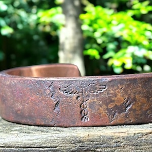 Pulsera de alerta médica resistente: cobre macizo