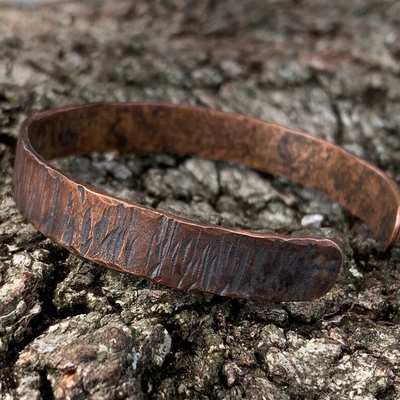 Mens Copper Bracelet Engraved Bracelet Copper Arthritis Etsy
