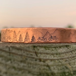 Custom Bicycle Bracelet Biking Gifts for Women Cycling Bracelet Gifts for Cycling Enthusiast Personalized Cycling Gift Custom Biking Jewelry image 3