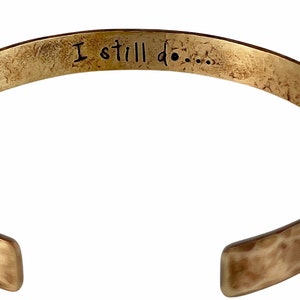 8th Anniversary gift for women, Bronze Anniversary Present, 8 years, Bronze Bracelet, Tally Marks image 6